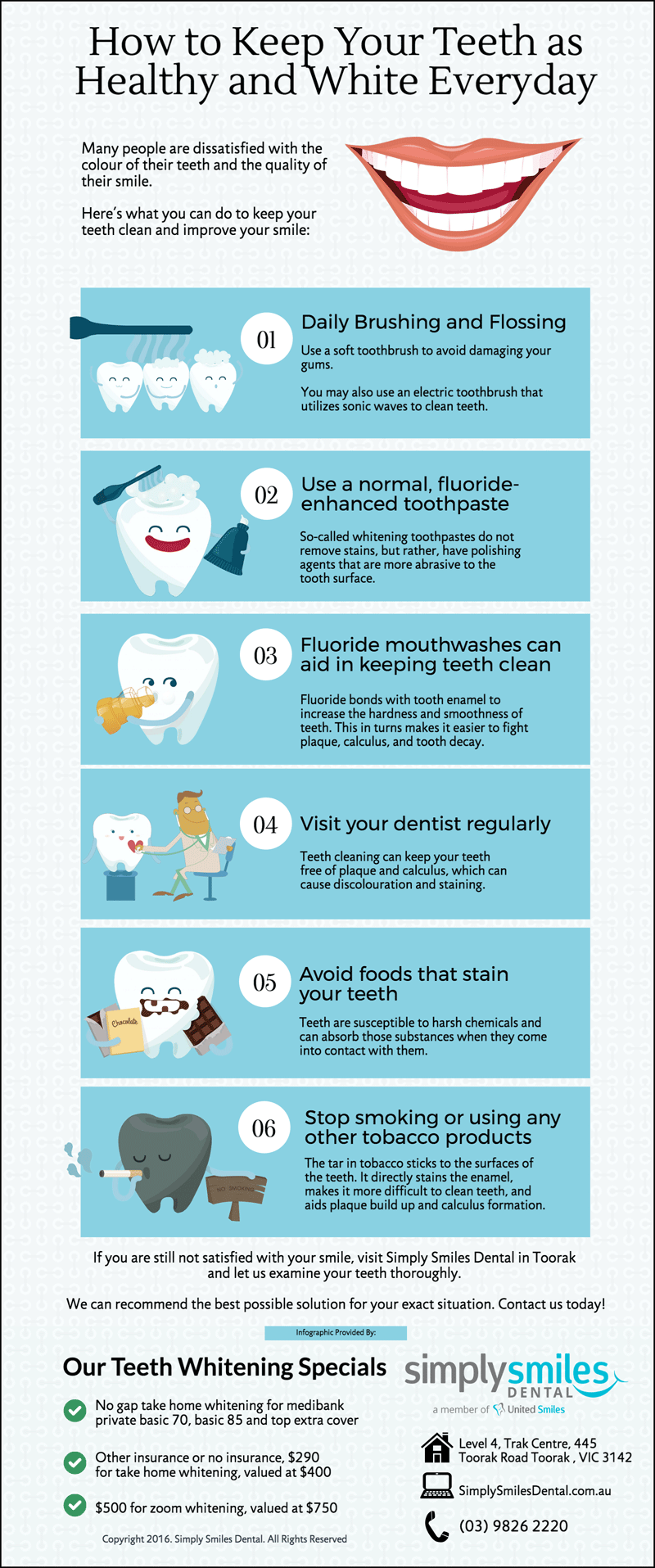 How To Keep Your Teeth As Healthy And White Everyday